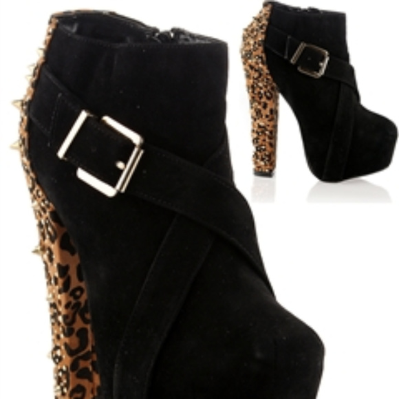 Leopard Dinah Heels - Picture 1 of 3